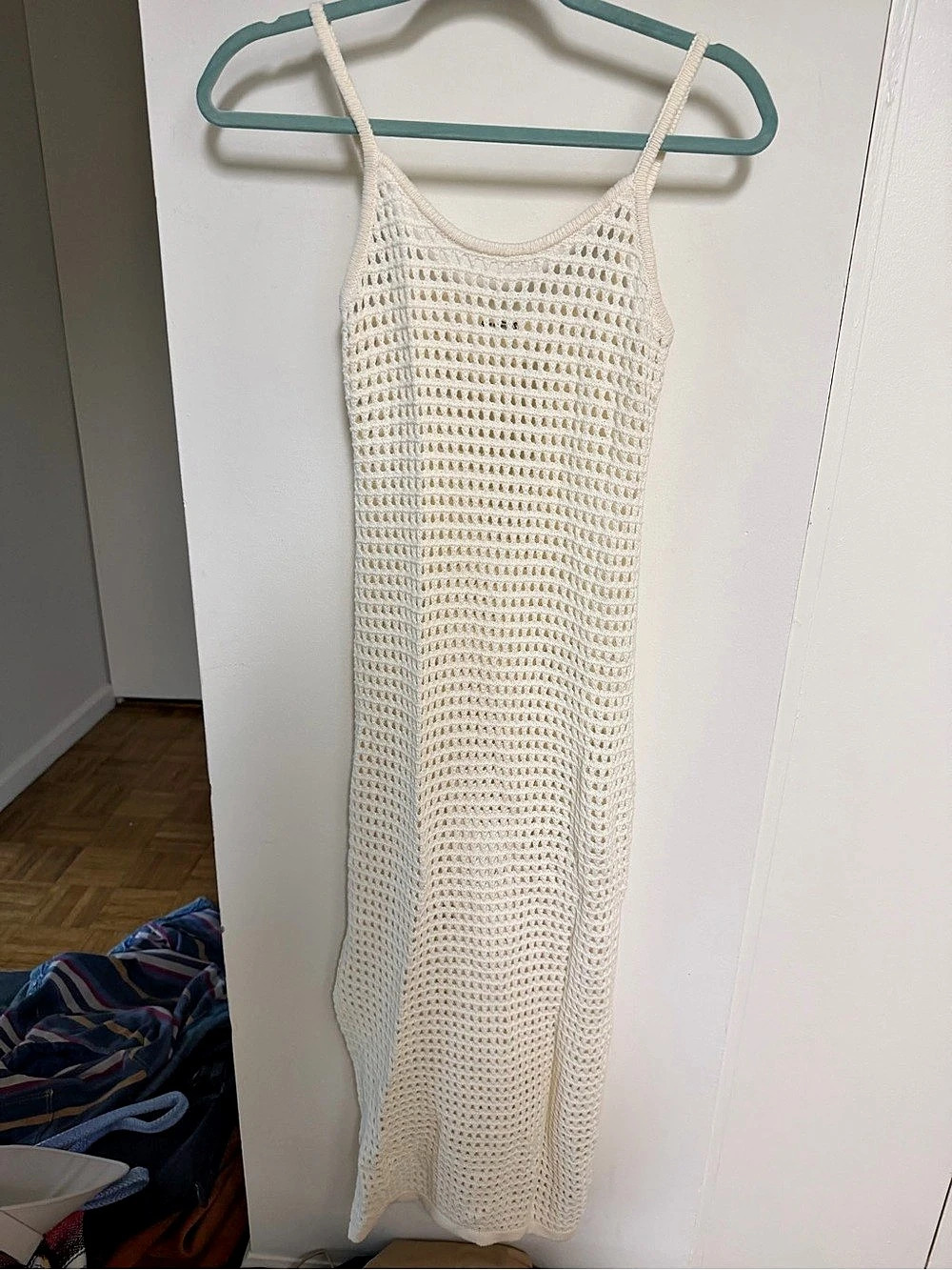 4th & Reckless Crochet Maxi Dress in Cream Size 6 Like New